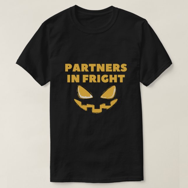 Partners in Fright Halloween Tees T Shirt (Design framsida)