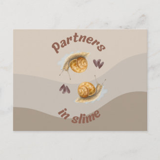 Partners in Slime Postkarte Vykort