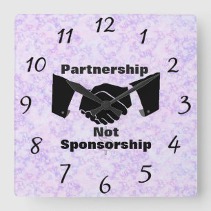 Partnerskap utan sponsring, väggklocka