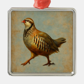 Partridge Christmas tree decoration Julgransprydnad Metall