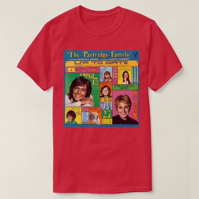 Partridge-familjen uppdaterad  t shirt (Design framsida)