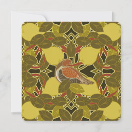 Partridge i ett Pear Träd-julhälsningskort Julkort