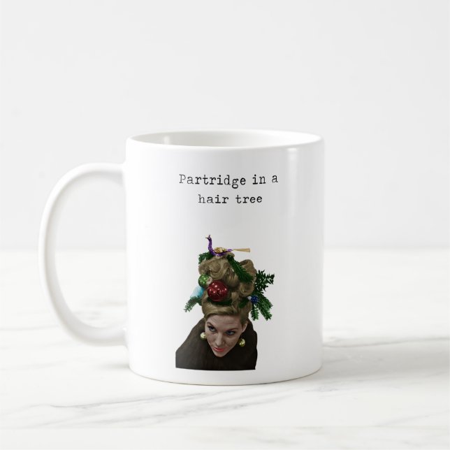 Partridge i Hair Träd Mugg (Vänster)