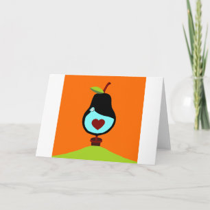 Partridge i Pear Träd Helgkort