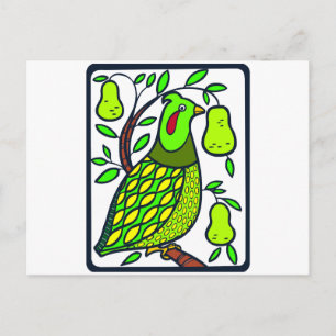 Partridge i Pear Träd Vykort