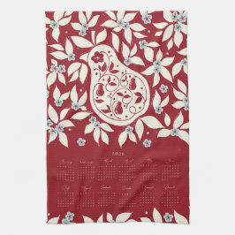 Partridge Pear Tree 2026 Calendar - Cream Kökshandduk