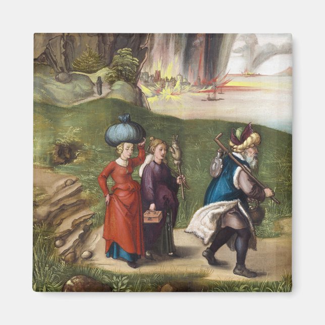 Parts Escape - Albrecht Durer - c1496 Magnet (Framsidan)