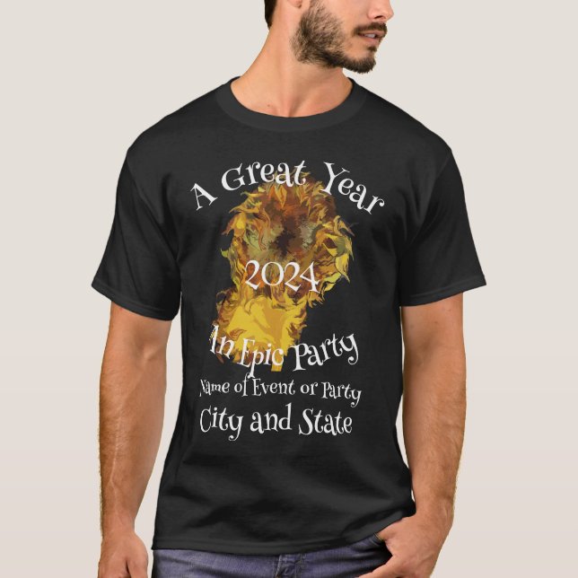 Party 2024 Dance Mixer Patio Firande Garden T Shirt (Framsida)