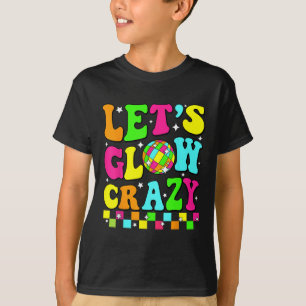 Party 80-talets gruppgrupp Lets Crazy Retro Colorf T Shirt