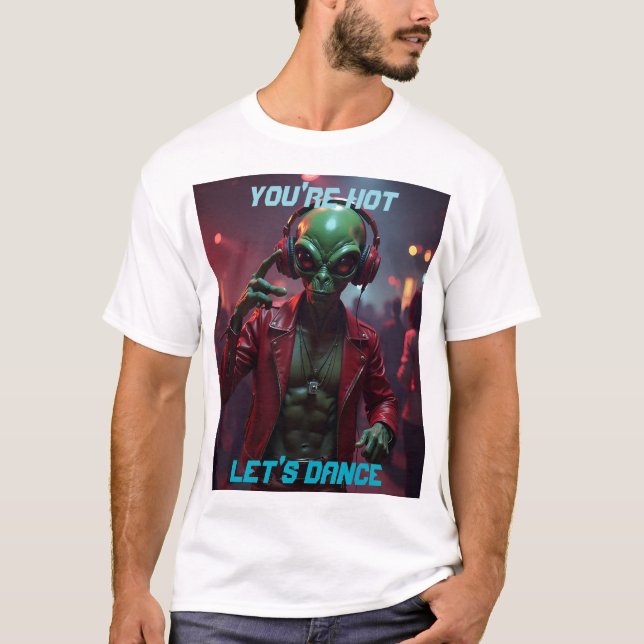 Party Alien T Shirt (Framsida)