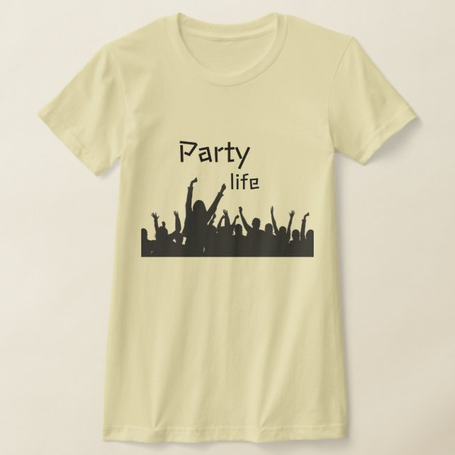Party älskare t shirt (Laydown)