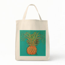 Party Ananas-Abstrakt Ananas på Ljus Bakgrund 