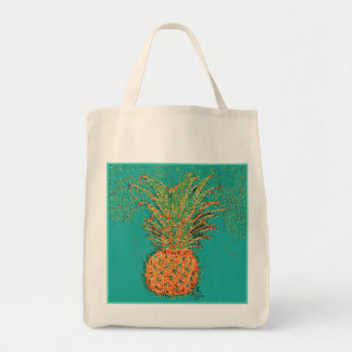Party Ananas-Abstrakt Ananas på Ljus Bakgrund Tygkasse