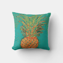 Party Ananas-Abstrakt Ananas på Ljus  Kudde