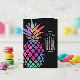 "Party Ananas" Estetisk Kort