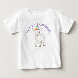 Party Animal Baby Shirt - Funny Goat Birthday Tee