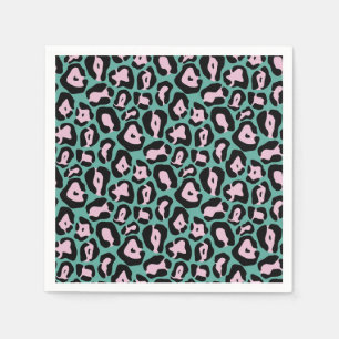 Party Animal Cheetah Skriv ut Papprare Kopp Pappersservett