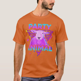 PARTY ANIMAL Funny Får Älskare Girl Boy Kid Farmer T Shirt