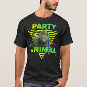 PARTY ANIMAL Funny Gorilla Girl Boy Kid Birthday P T Shirt