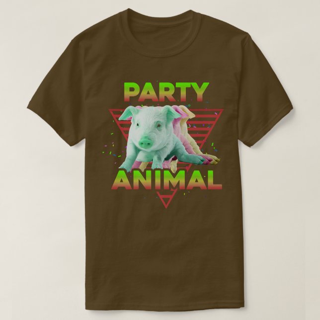 PARTY ANIMAL Funny Gris Älskare Girls Boys Kids Fa T Shirt (Design framsida)