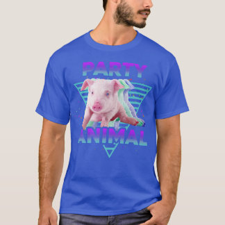 PARTY ANIMAL Funny Pig Lover Girls Boys Kids Farme T Shirt