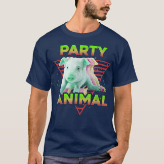 PARTY ANIMAL Funny Pig Lover Girls Boys Kids Farme T Shirt