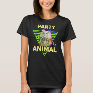 PARTY ANIMAL Funny Uggla Girls Boys Barns födelsed T Shirt