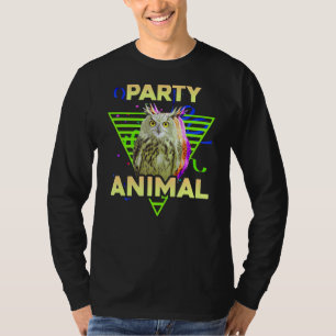 PARTY ANIMAL Funny Uggla Girls Boys Barns födelsed T Shirt