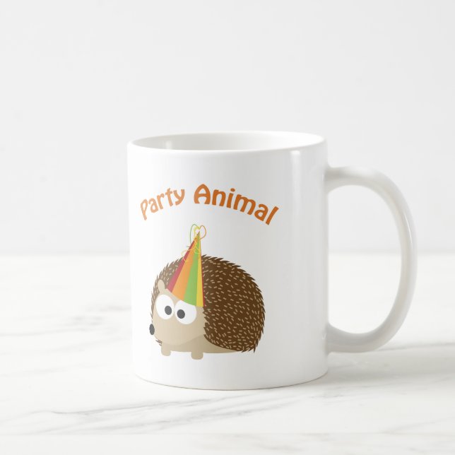 Party Animal! Hedgehog Kaffemugg (Höger)