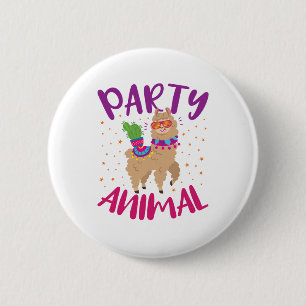 Party Animal Llama Bachelorette Birthday Knapp