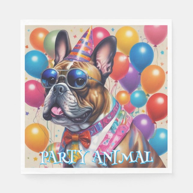 Party Animal Pappersservetter (Framsidan)