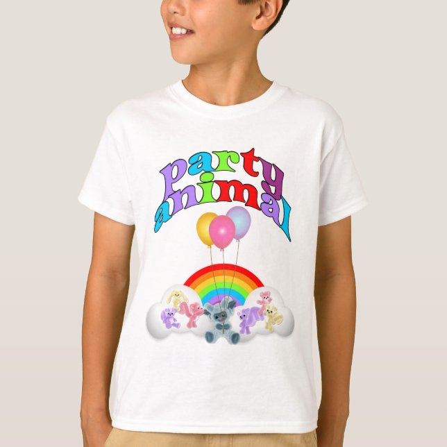 Party Animal Roligt T-shirt (Framsida)
