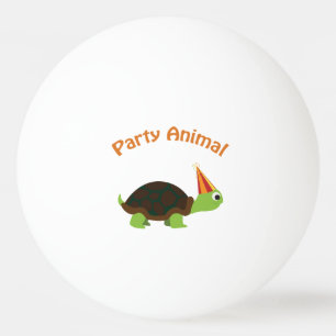 Party Animal Sköldpadda Pingisboll