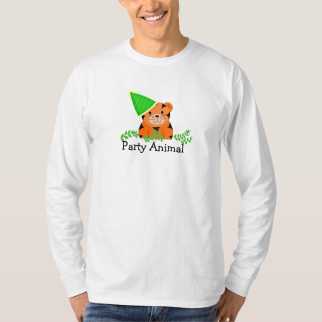 Party Animal - Tiger Tee (Framsida)