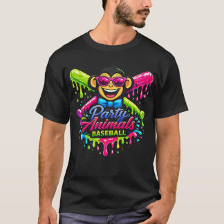 Party Animals Baseball Funny T Shirt