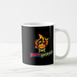 Party animals baseboll apa kaffemugg