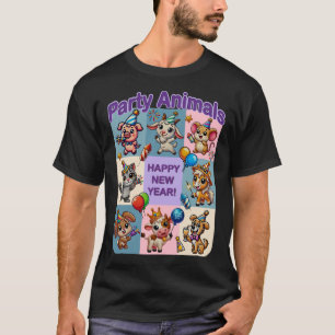 Party Animals ’Gott nytt år’ T Shirt