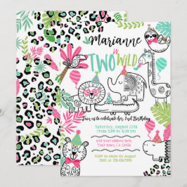 Party Animals, Jungle Safari 2:a födelsedagen Inbjudningar
