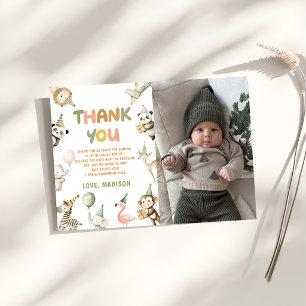 Party Animals Wild Safari Foto Tack Kort