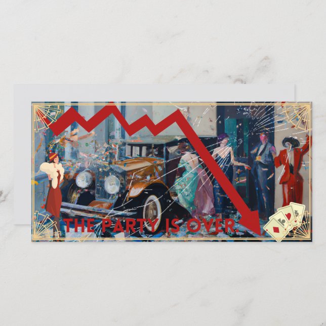 Party är över. (Fram/baksida)
