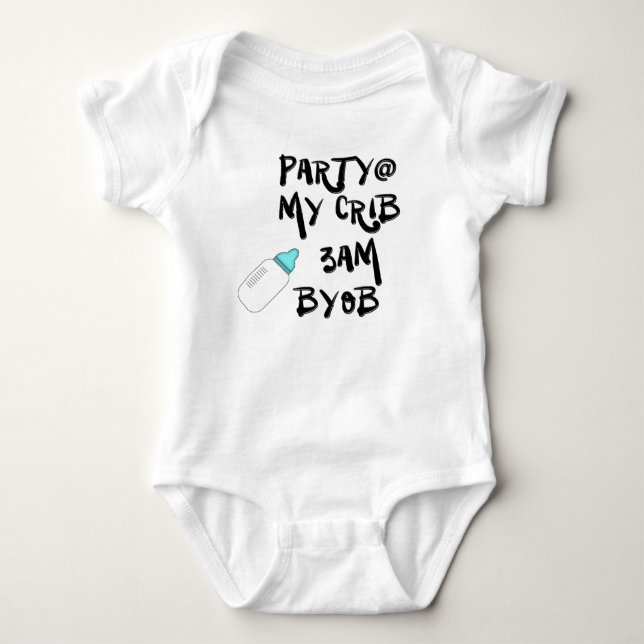 **Party Baby Jersey Bodykostym Tee (Framsida)