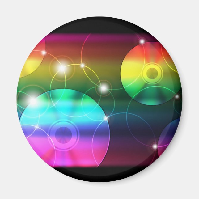 Party-bakgrund Magnet (Framsidan)