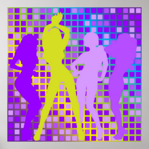 Party-bakgrund Poster