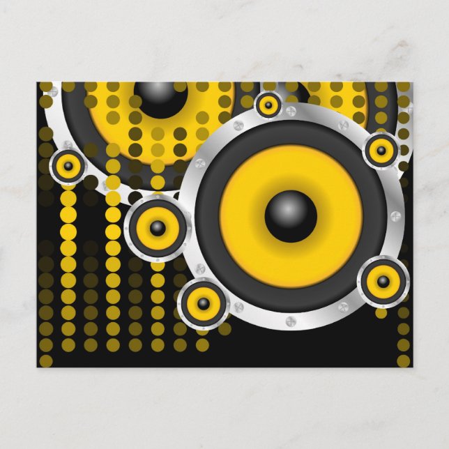 Party-bakgrund Vykort (Framsida)