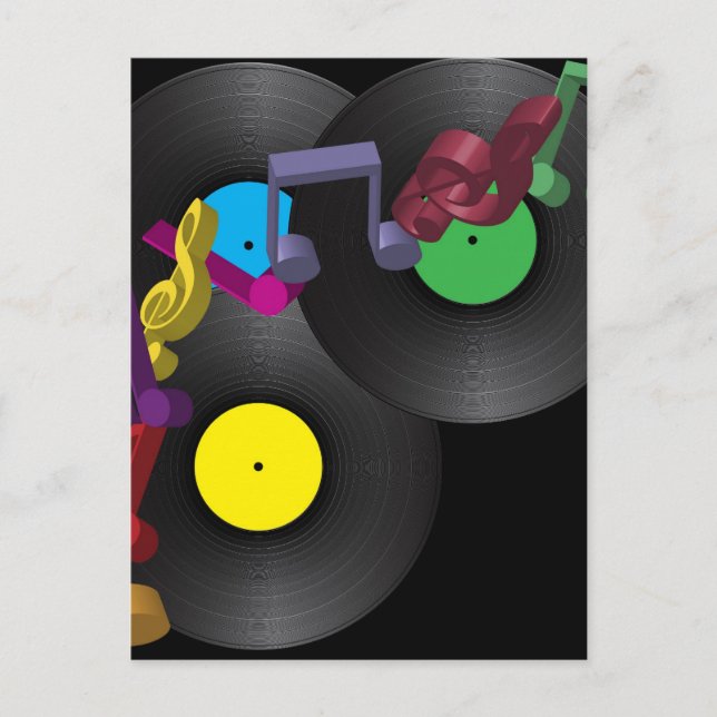 Party-bakgrund Vykort (Framsida)