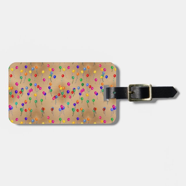 Party-ballonger Bagagebricka (Horisontell Framsida)