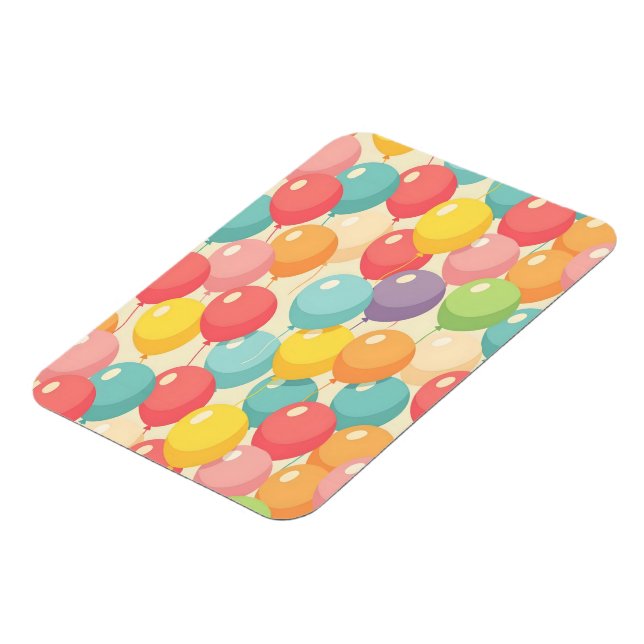 Party balloons in different colors magnet (Vänstra Sidan)