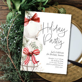 Party Baubles Julfest Julkort