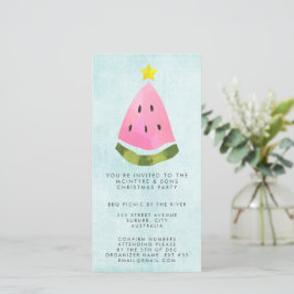 Party BBQ-arbetspersonalen vid sommarjul i Julafto