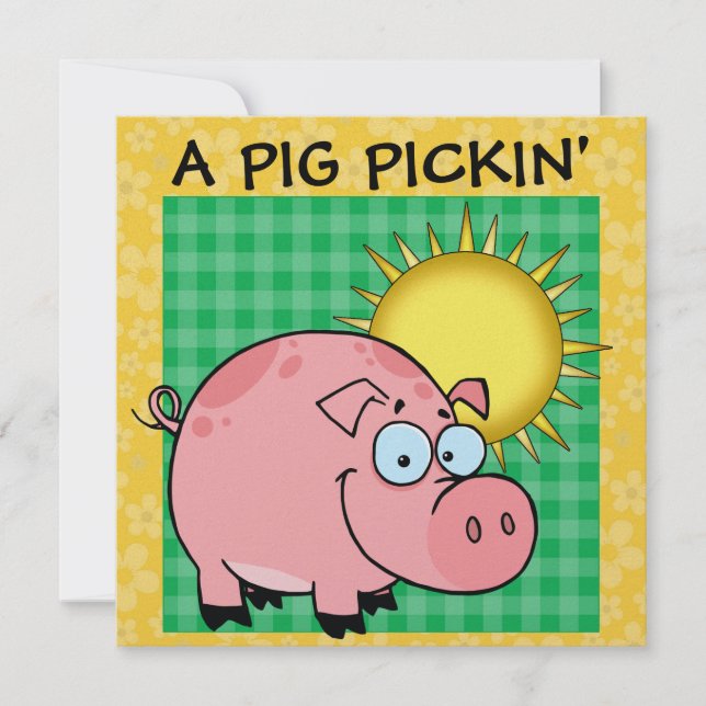 PARTY / BBQ ! SRF INBJUDNINGAR (Framsida)